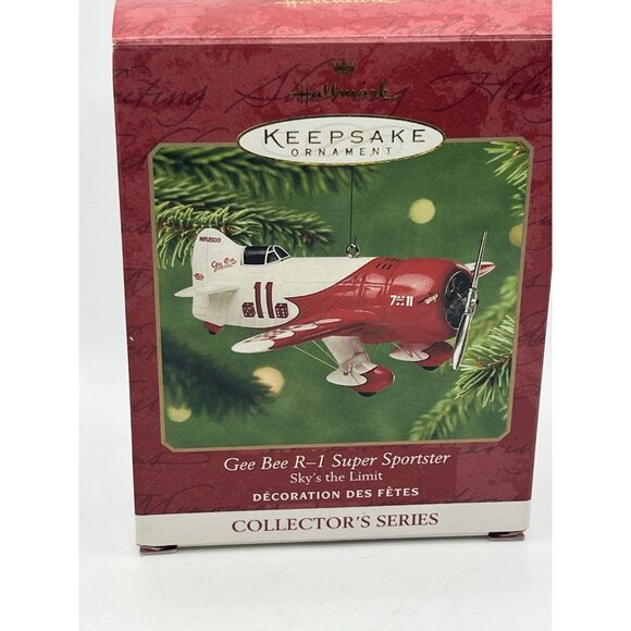 Hallmark Ornament Gee Bee R-1 Super Sportster Sky’s the Limit 5th 2001 - Picture 3 of 16
